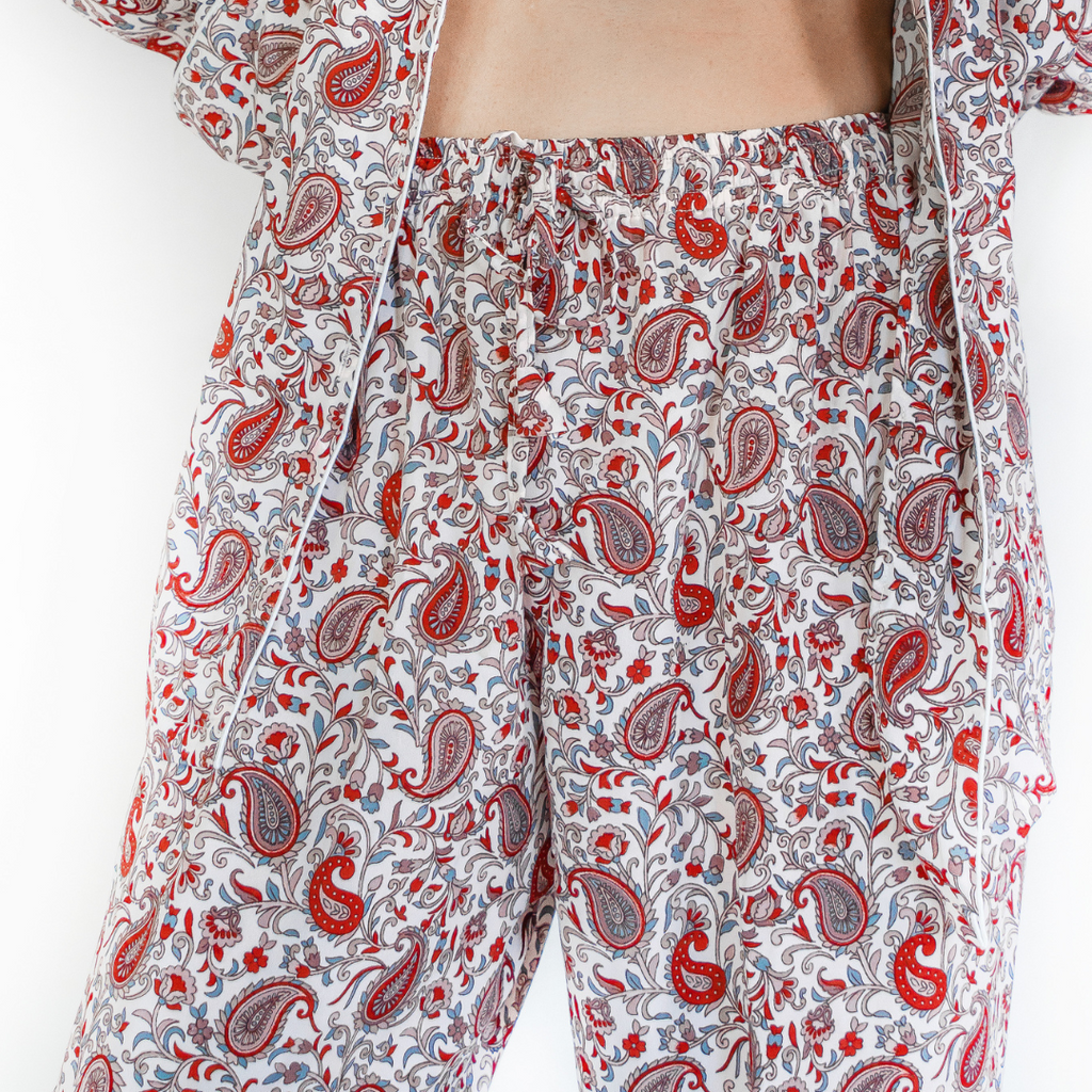 Red Zest Pajama Set (Long)