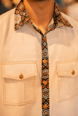 Baadshah Denim Jacket (White)