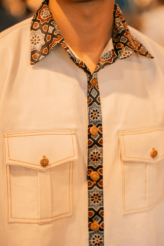 Baadshah Denim Jacket (White)