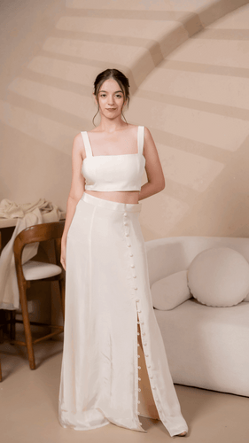 Goa A-Line Skirt in Cream