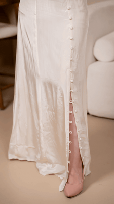 Goa A-Line Skirt in Cream