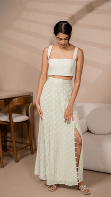 Goa A-Line Skirt in Green