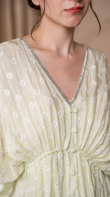 Goa Cape Dress in Green