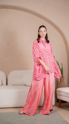 Goa Button-Down Shirt in Pink