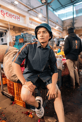 Jodhpur Shirt (Blue)