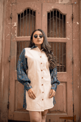 Gulzar Short Dress (White)