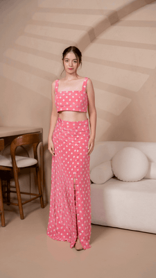 Goa A-Line Skirt in Pink
