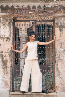 Bandhan Tie Top (White)