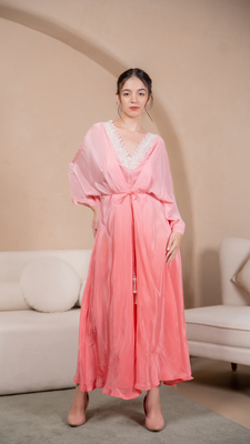 Mykonos Kimono Dress in Pink