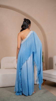 Mykonos Multiway Top in Blue