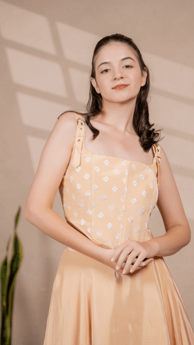 Goa Corset in Peach