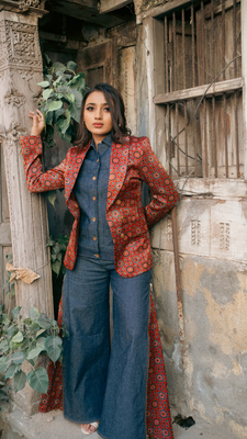 Nakhra Blazer (Red)