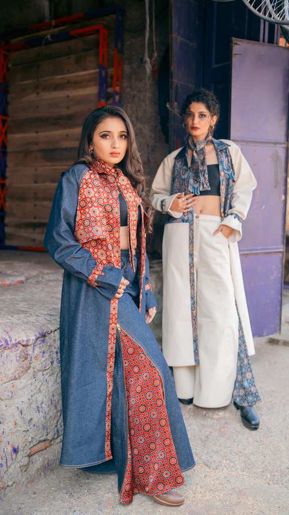 Colaba Trench Coat (White)