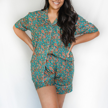 Load image into Gallery viewer, Floral Sea Pajama Set (Short)