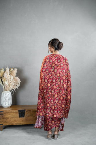 Aurora Red Cape Set