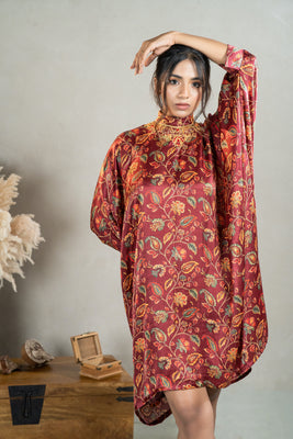 Aurora Red Tunic Dress