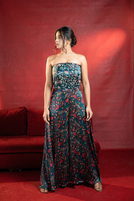 Aurora Teal Jumpsuit