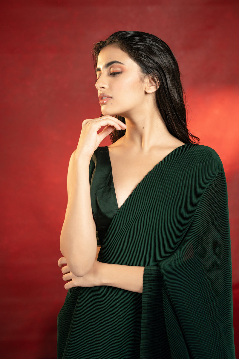 Celestial Pre-Stitched Saree – MERAKHI