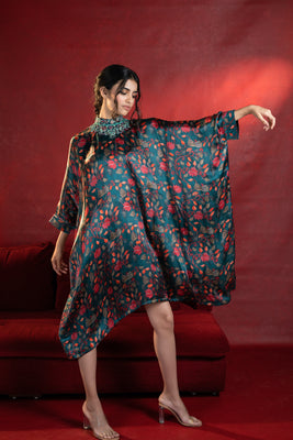 Aurora Teal Tunic Dress