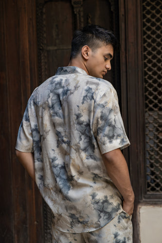 Draco Tie-Dye Set in Grey